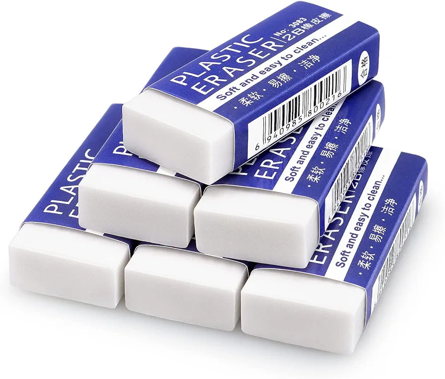 Tamaki 6 pack erasers
